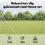 Vidaxl Field Fence Galvanised Steel-114858373