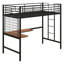 Lit mezzanine en métal avec bureau Dilana-1011321430