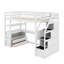 Lit mezzanine simple avec bureau et tablettes-634070677-634070678