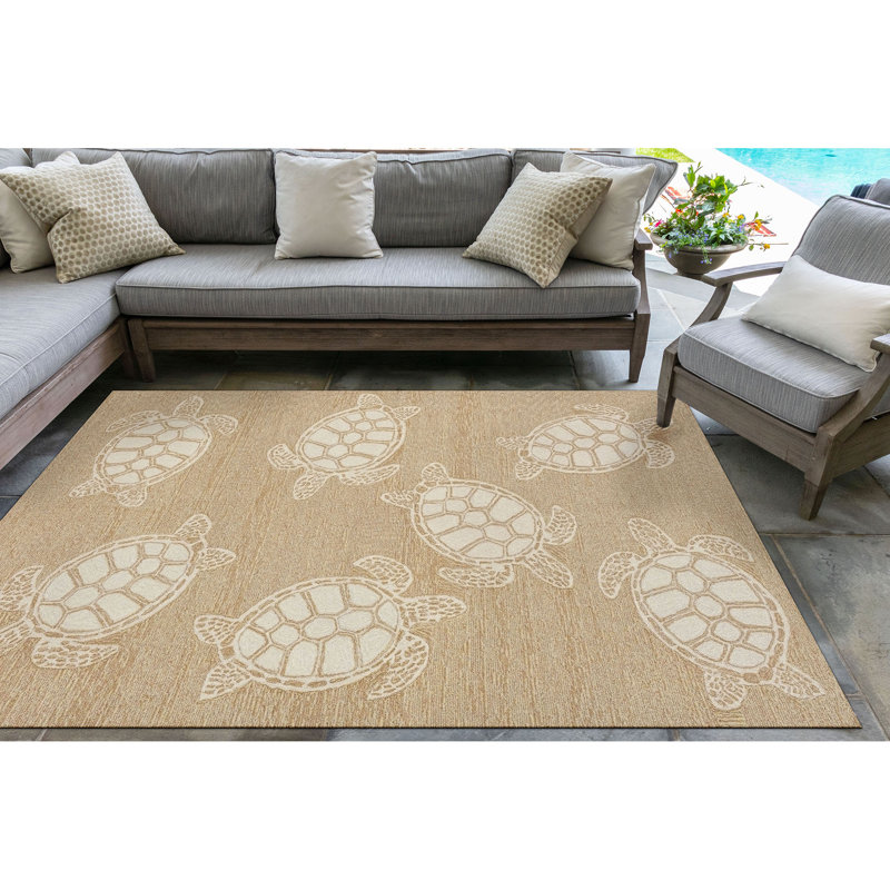 Walczak Performance Hand Tufted Indoor / Outdoor Rug, Rectangle 3'6" x 5'6"