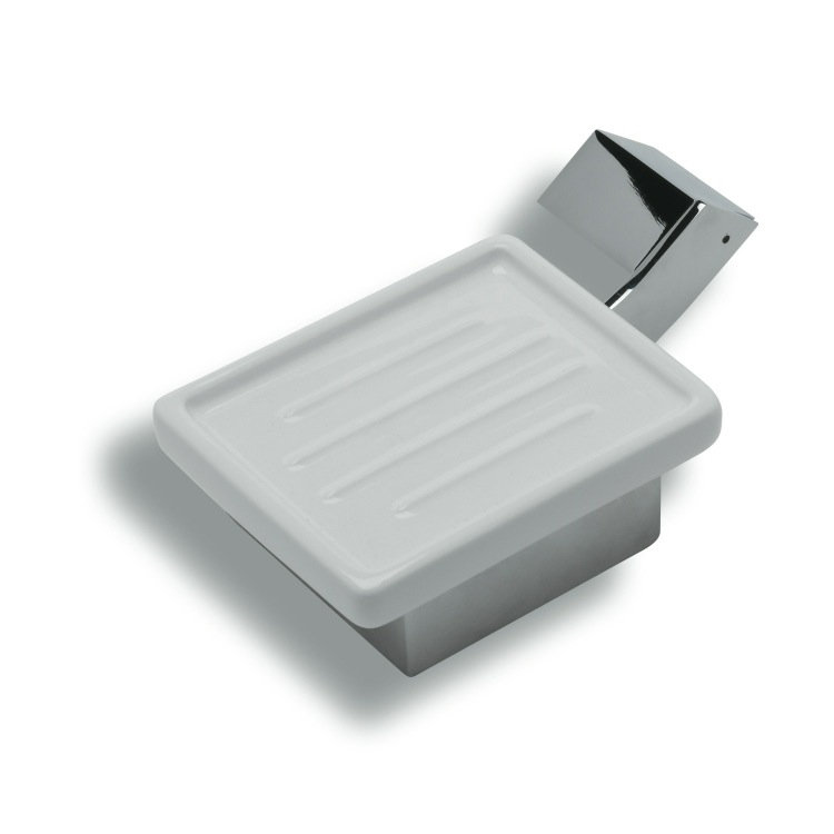 Porte-savon fluide, Chrome