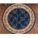 Weisgerber Traditional trellis Oriental Blue Navy Area Rug