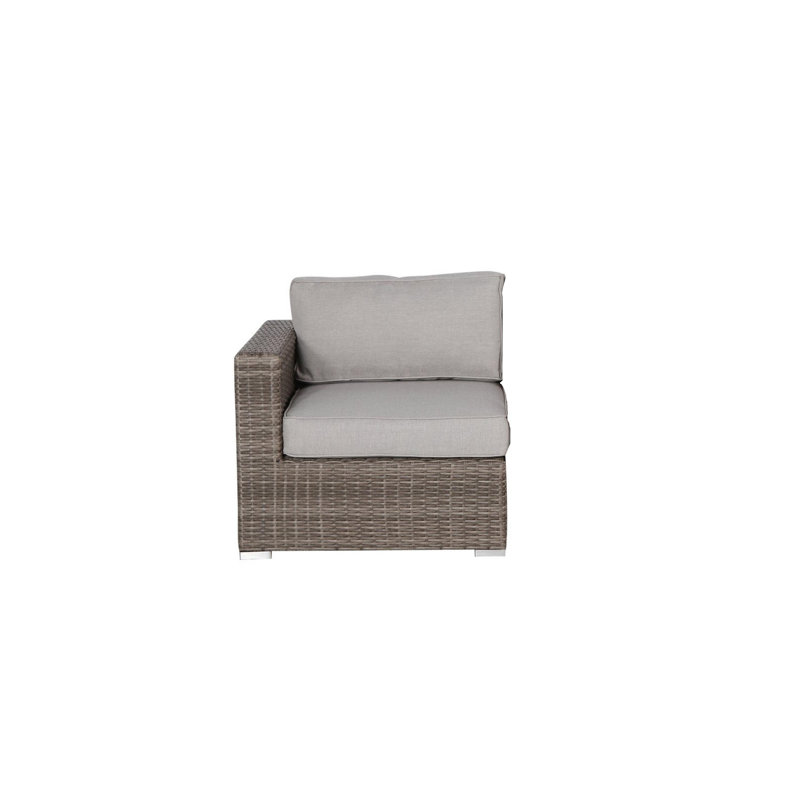 Ianus Fully Assembled Right/left Arm Chair Grey With Olefin Cushions