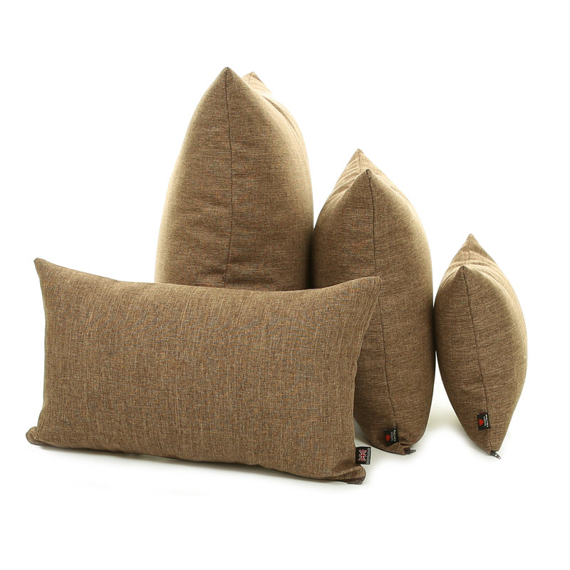 Millet Square Cushion, 28 x 28cm, Brown