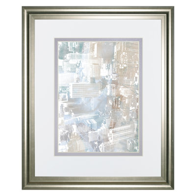 Empire View II Wall Art - 34" x 40" - Silver Frame