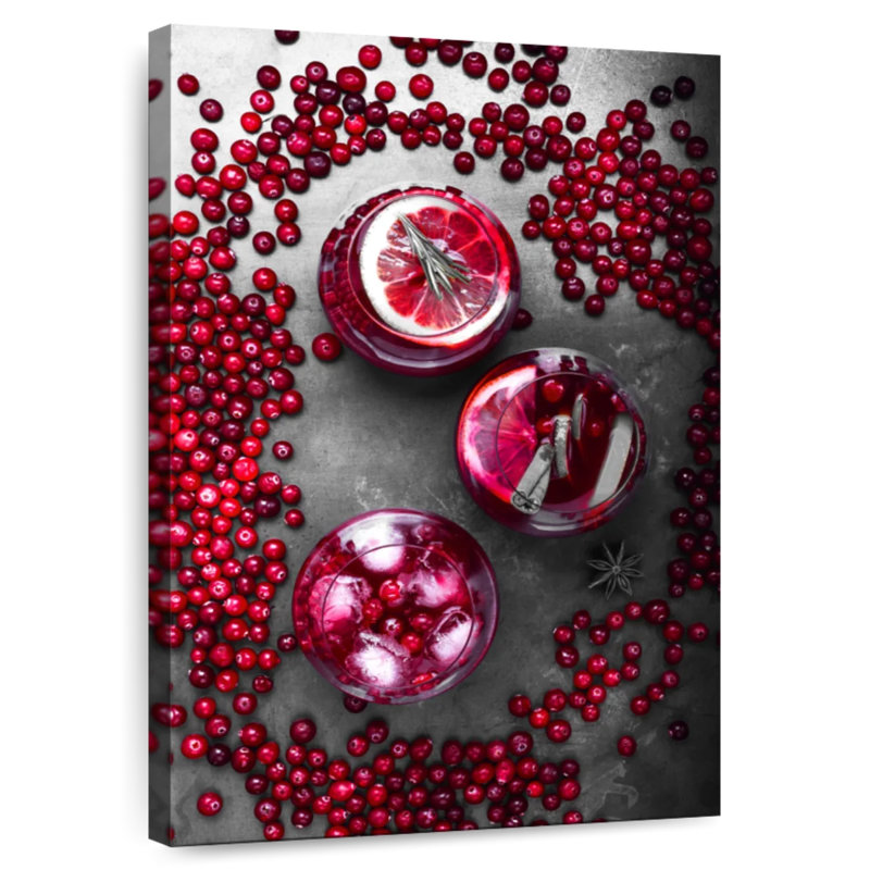 Yarlin Juicy Cranberry Cocktail, 48" H x 32" W