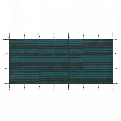Housse de piscine durable avec protection UV en polypropylène haute résistance et triple renfort