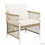 Ensemble de table de salle à manger de patio en bois, table rectangulaire d'extérieur de L 67 po avec 6 chaises en rotin pour bord de piscine, cour, jardin, naturel-6775869