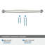 Poignée de meuble arquée Amerock Renown 7-9/16 pouces (192 mm) d'entraxe, nickel satiné-50304258-112548330
