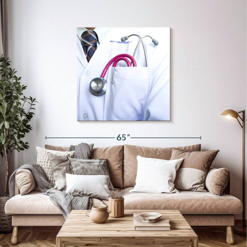 Alcaraz Stethoscope In A Pocket, 39" H x 39" W