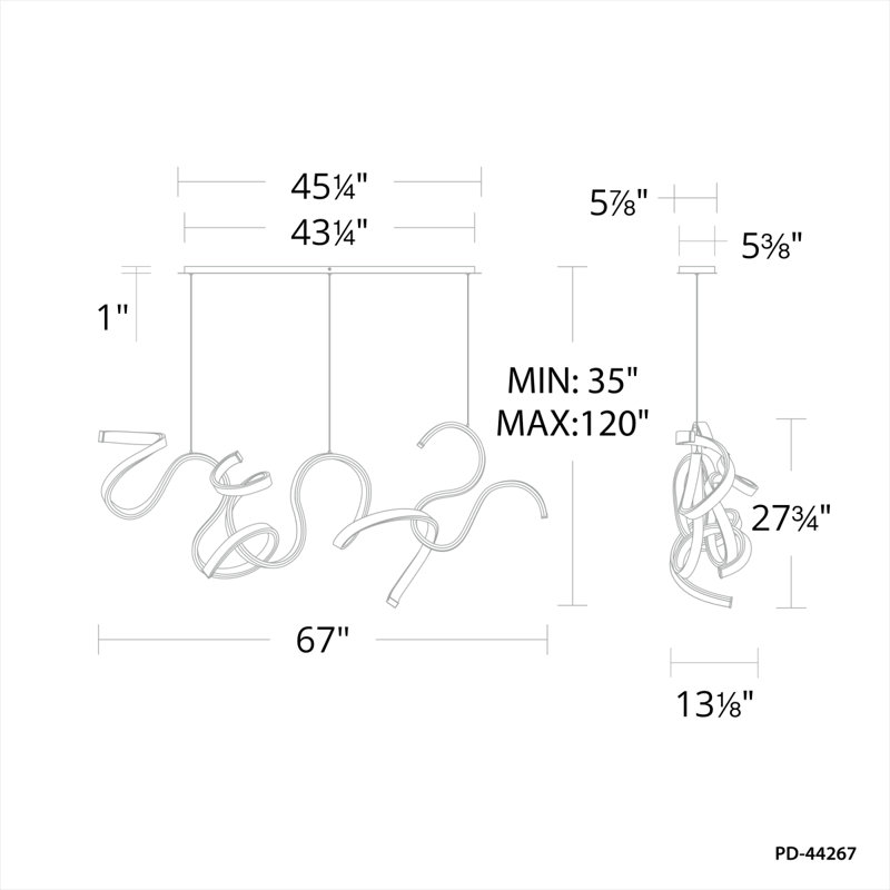 Tempest 1 - Light LED Pendant