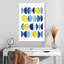 Avery bleu jaune moderne II-108360565