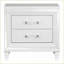 Table de chevet 2 tiroirs Glamour