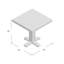 Table bistro ajustable Midvale-30828810