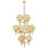 Lustre suspendu en laiton clair Elliya Kristiansson