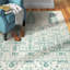 Tapis ivoire / sarcelle Annette-22736600
