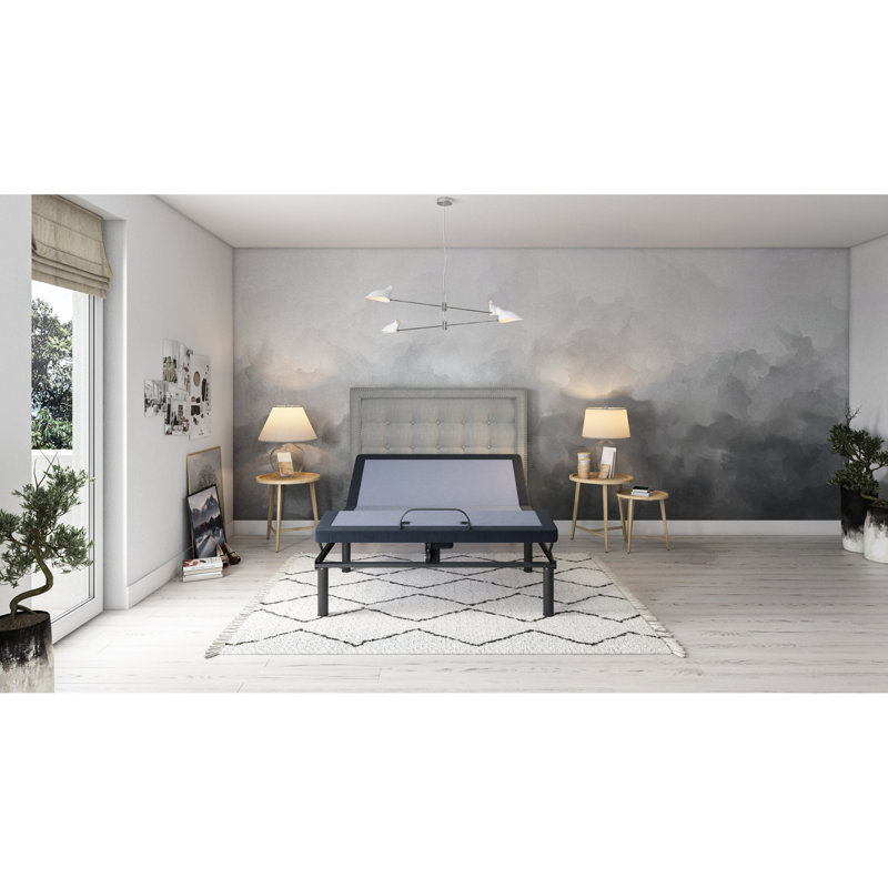 Os3 Queen Adjustable Bed Rack, Head & Foot Position Alterations, 3 Intensity Levels, 850Lb Capacity, Blue Base Os3, Changes, Massage Intensities, Weight