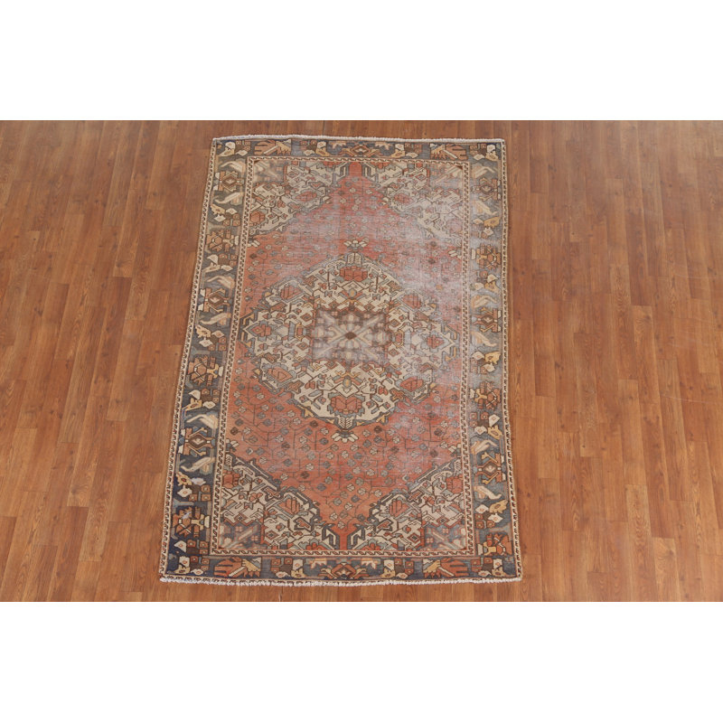 Tapis en laine vieilli 4 x 7