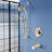 Drill-Free Stainless Steel Slide Bar Combo Rain Showerhead 7-Setting Hand, Dual Shower Head Spa System With Tup Spout (Rough-In Valve Included)-121108140
