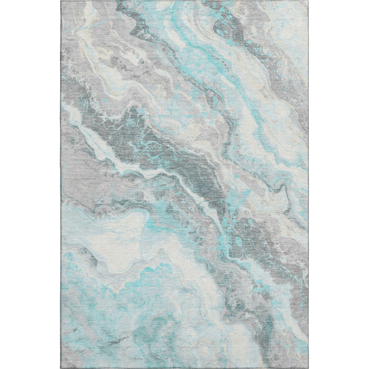 Premium Machine Washable Varroville AMF1709 Abstract Rug