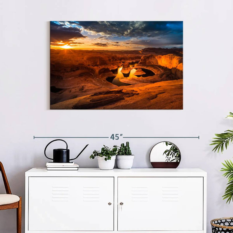 Alvord Reflection Canyon Sunrise, 24" H x 36" W