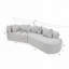 Canapé modulaire courbé de 116 po-836860597