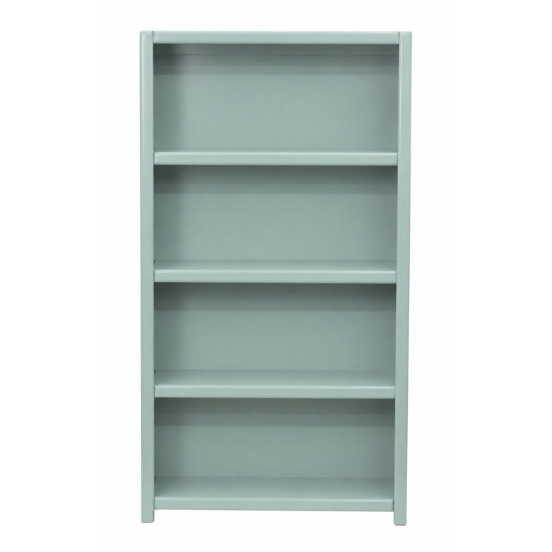 Bibliothèque standard mckaylah peuplier, Bleu pâle, (3 tablettes) H 60 po x l 32 po x P 13 po