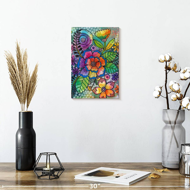 Harnek Bohemian Blooms I, H 12 po x l 8 po