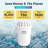 Compact Water Filter Pitcher – 38-Cup Capacity NSF-Certified Alkaline Filter, BPA-Free Water Filter Dispenser For Fridge, Long-Lasting 95-Gallon Filter Reduces Chlorine And Lead