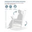 Wolak HDPE Rocking Adirondack Chair-1315877121