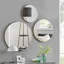 Mikell Round Metal Framed Wall Mounted Accent Mirror-63220756-63220754