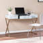 Bureau d'écriture en faux marbre avec rangement