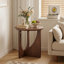 Table de bout en bois massif, table de bout en bois naturel, table de centre simple, table de décor minimaliste de salon