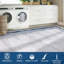 Tapis lavable à poils courts avec envers antidérapant, design moderne à bords vieillis pour le salon, la chambre à coucher et le bureau-312032877