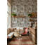 Floral Wallpaper Embossed Beige Mural Elegant Wall Decor