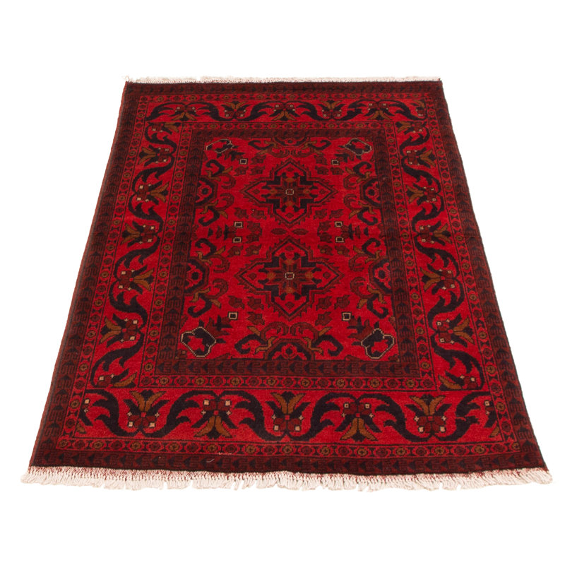 Tapis rouge Finest Khal Mohammadi 3 pi 4 po x 4 pi 8 po