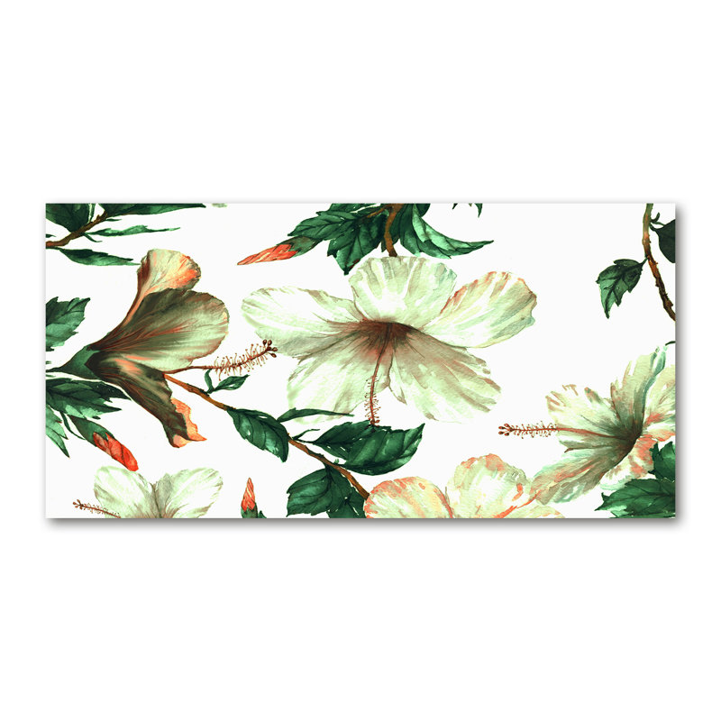 Samwell 50cm W x 100cm L Glass Peel and Stick Panel