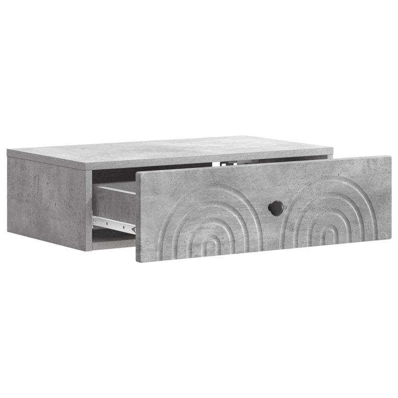 End Table, Concrete Grey