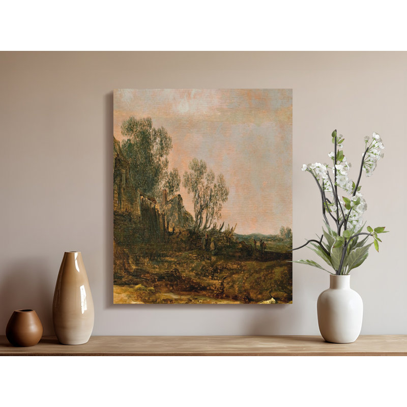 1 Piece Wrapped Canvas Wall Art Set, 30.48 cm H x 22.86 cm W