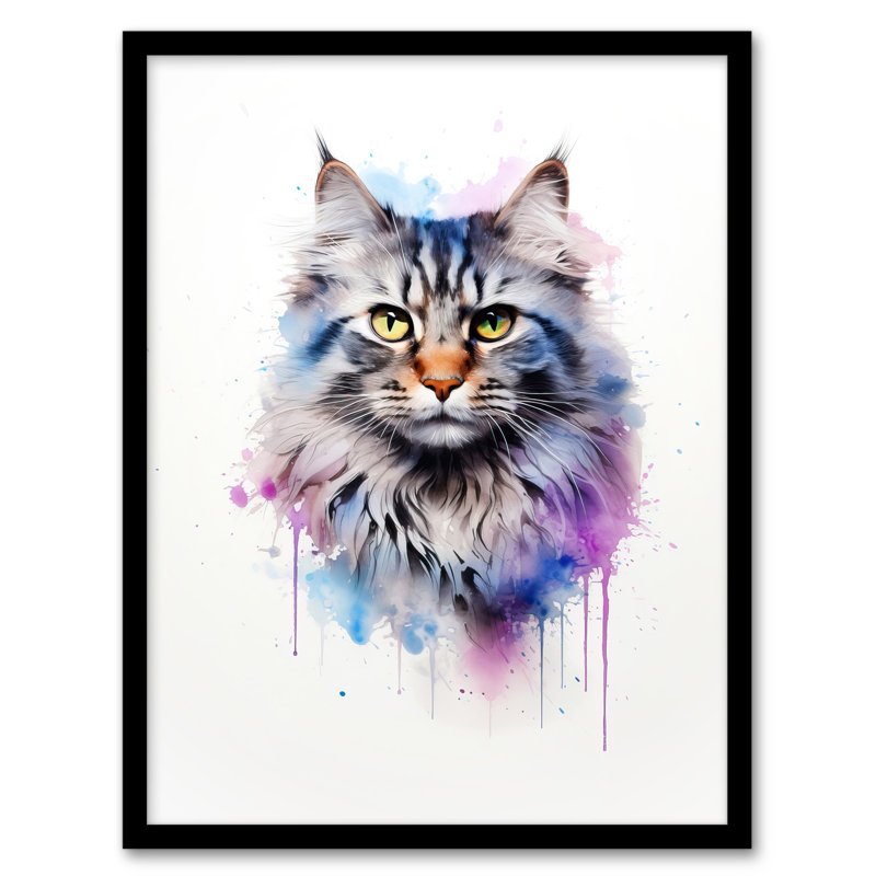 Siberian Cat - Single Picture Frame Print