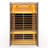 Low EMF Two Person Wide Space Hemlock Double Doors Great Glass Luxury Indoor Far Infrared Sauna Room