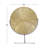 Vonny Metal Carved Starburst Decorative Sculpture with Stand-236271429-236271434