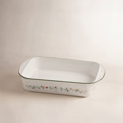 Bouleau rectangulaire 13 po Pfaltzgraff Winterberry