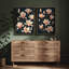 Art mural encadré, rétro, antique, classique pour chambre à coucher - 16 po x 24 po x 2 panneaux-980577571-980577572