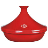 Emile Henry Made In France Flame Tagine, 2.1 quart, Burgundy