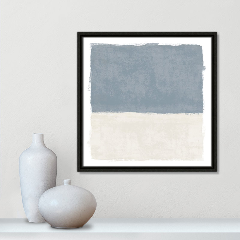 «Coastal Dreams I», reproduction carrée de Natalie Carpentieri, H 17,5 po x l 17,5 po, Espresso