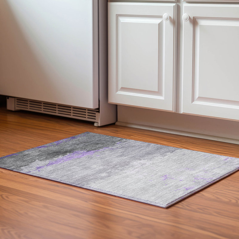 Premium Machine Washable Fairwood AMF1885 Modern Rug, Rectangle 1'8" x 2'6"