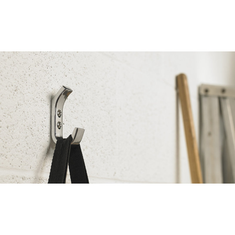 Utility Metal Wall Hook, Chrome