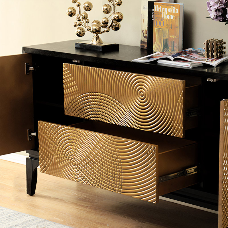 Sideboard Cabinet With 2 Doors And 2 Drawers