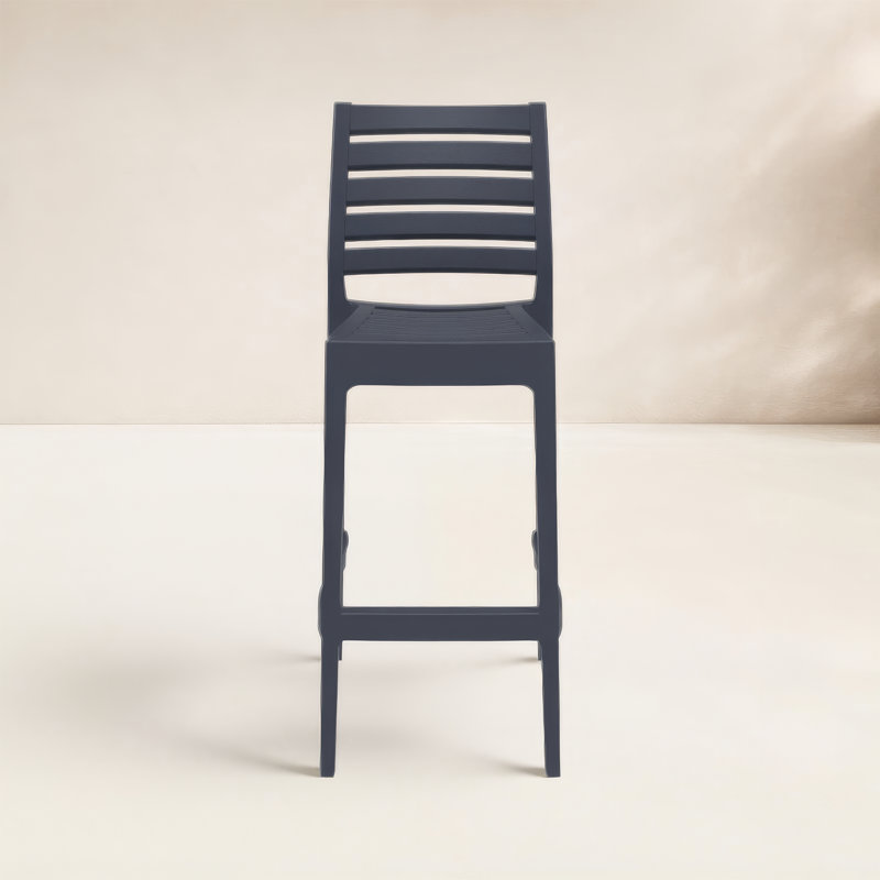 Outdoor 29.5'' Bar Stool, Dark Gray